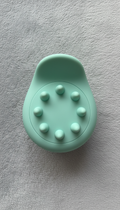 Handheld silicone scalp massager